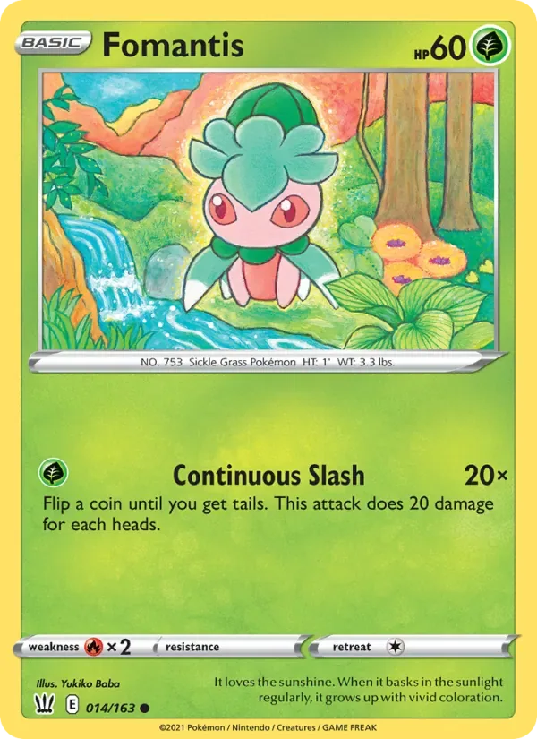 Fomantis, Battle Styles