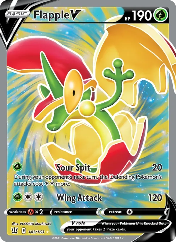Flapple V, Battle Styles