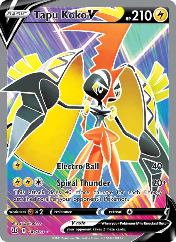 Tapu Koko V, Battle Styles
