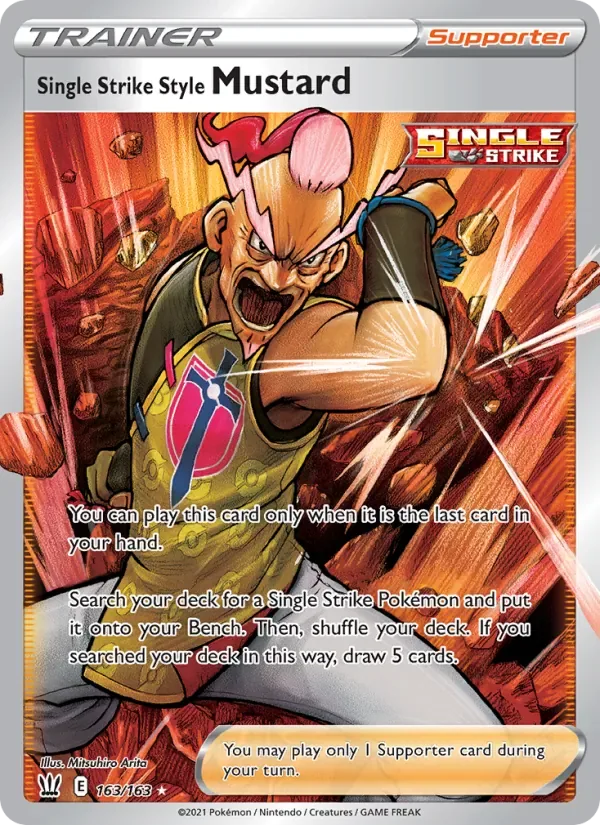 Single Strike Style Mustard, Battle Styles