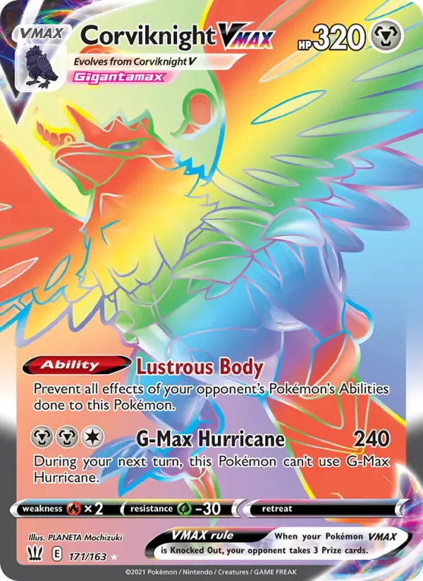 Corviknight VMAX, Battle Styles