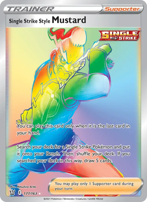 Single Strike Style Mustard, Battle Styles
