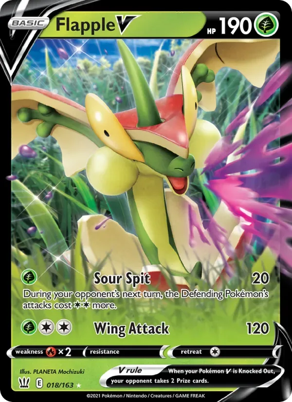 Flapple V, Battle Styles