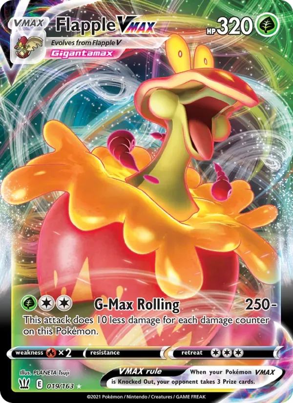 Flapple VMAX, Battle Styles