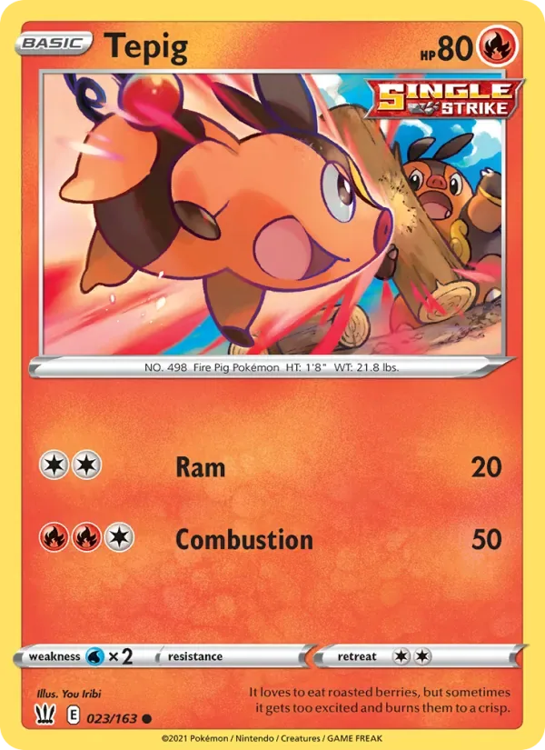 Tepig, Battle Styles