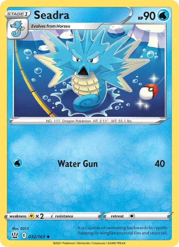 Seadra, Battle Styles