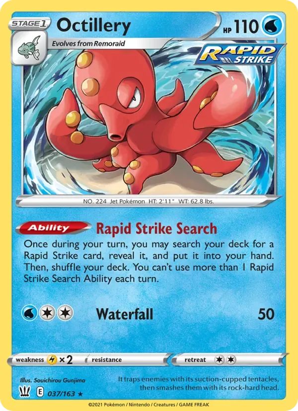 Octillery, Battle Styles