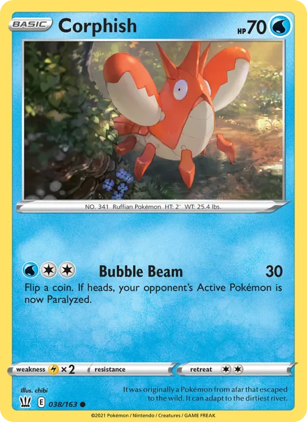 Corphish, Battle Styles