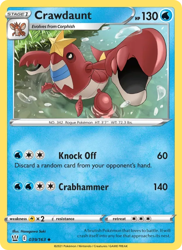 Crawdaunt, Battle Styles