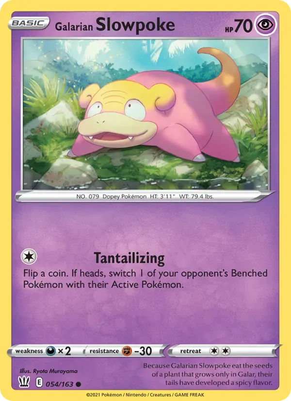 Galarian Slowpoke, Battle Styles