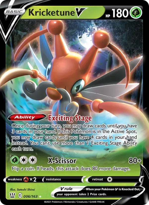 Kricketune V, Battle Styles