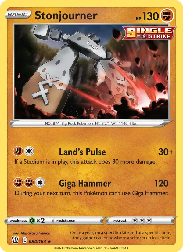Stonjourner, Battle Styles