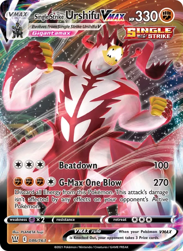 Single Strike Urshifu VMAX, Battle Styles