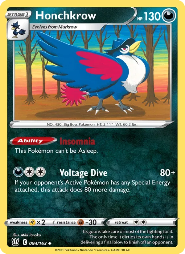 Honchkrow, Battle Styles