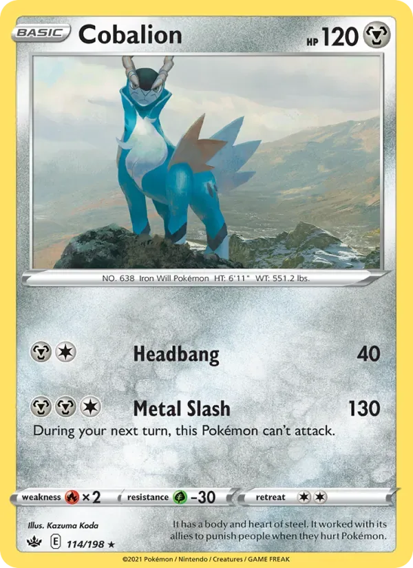 Cobalion, Chilling Reign