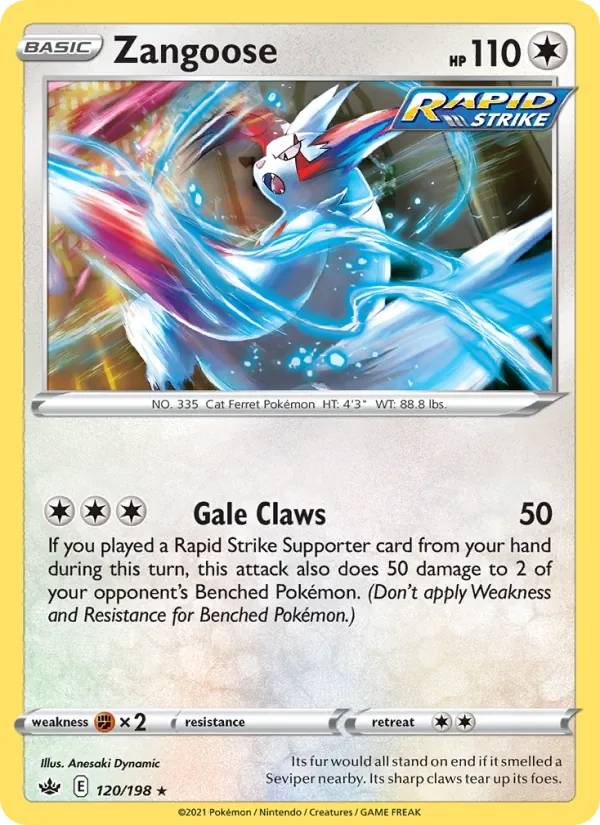 Zangoose, Chilling Reign