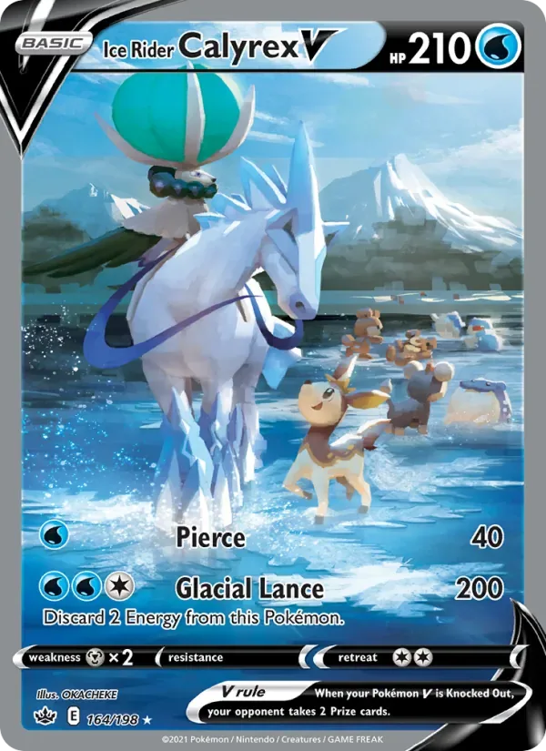 Ice Rider Calyrex V, Chilling Reign
