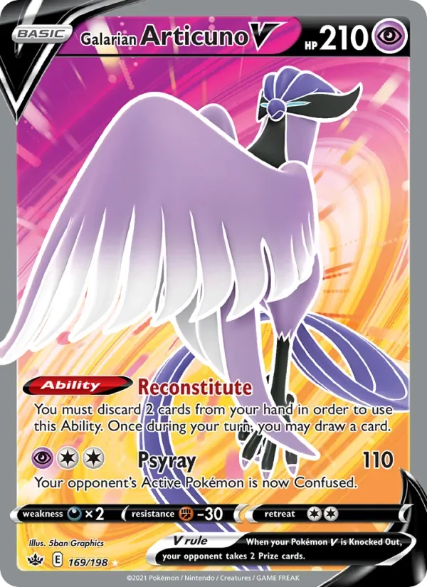 Galarian Articuno V, Chilling Reign