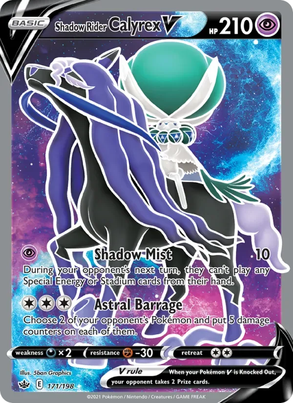 Shadow Rider Calyrex V, Chilling Reign