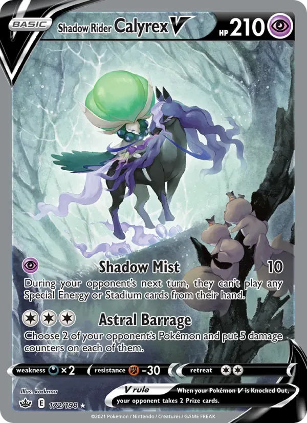 Shadow Rider Calyrex V, Chilling Reign