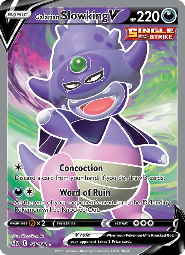 Galarian Slowking V, Chilling Reign
