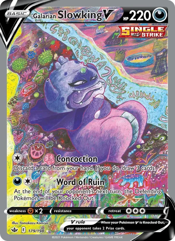 Galarian Slowking V, Chilling Reign