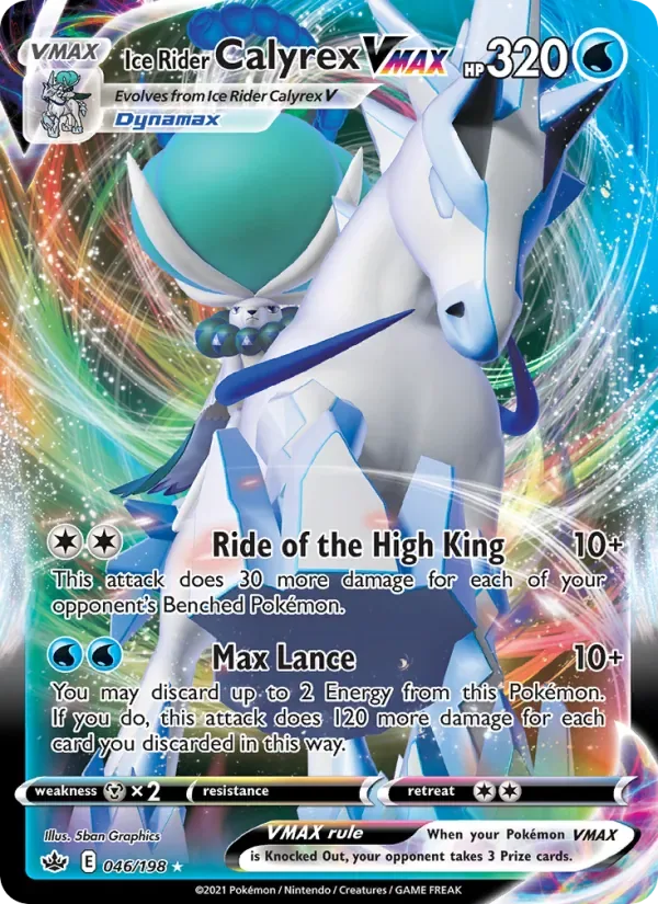 Ice Rider Calyrex VMAX, Chilling Reign