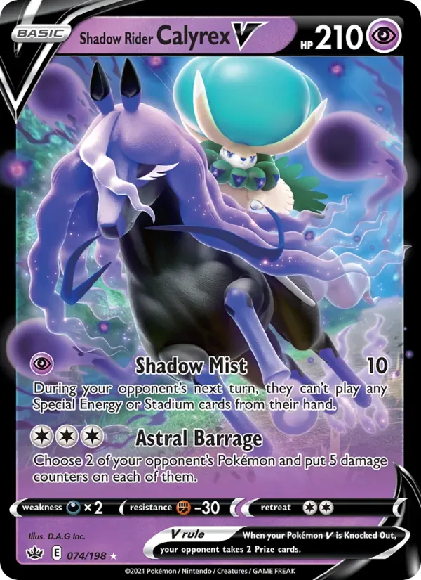 Shadow Rider Calyrex V, Chilling Reign
