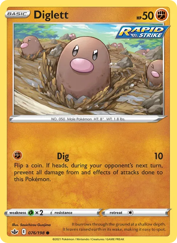 Diglett, Chilling Reign