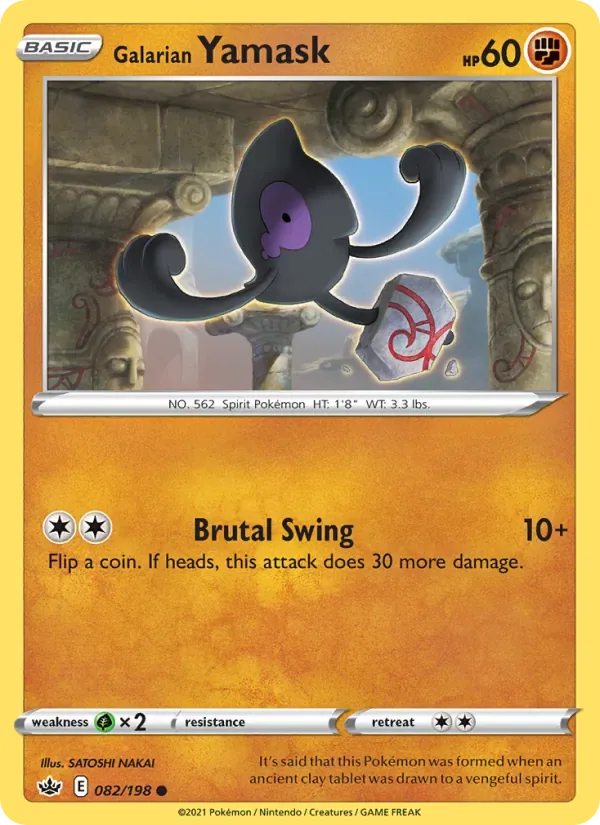 Galarian Yamask, Chilling Reign