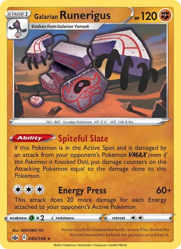 Galarian Runerigus, Chilling Reign