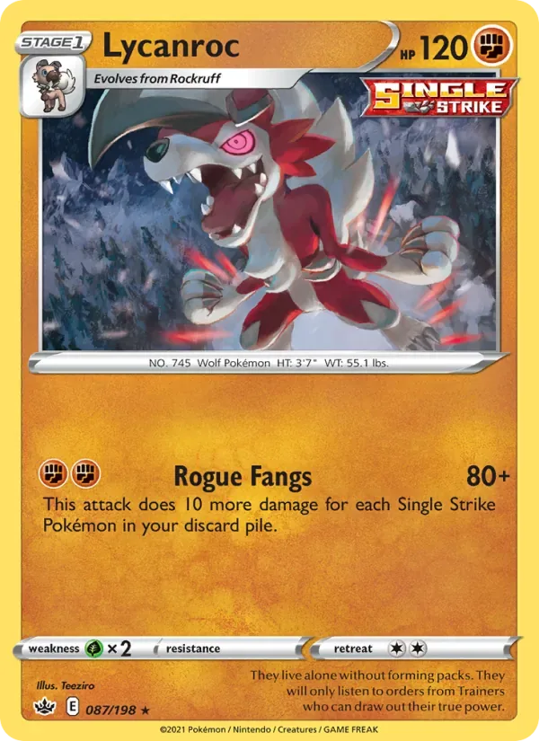 Lycanroc, Chilling Reign