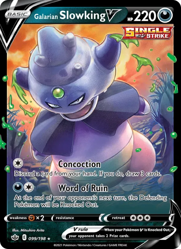 Galarian Slowking V, Chilling Reign
