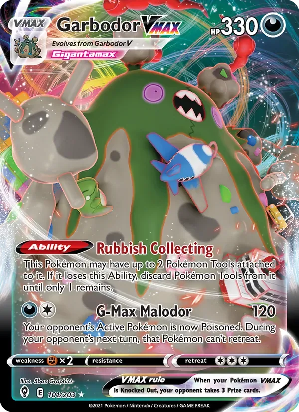 Garbodor VMAX, Evolving Skies