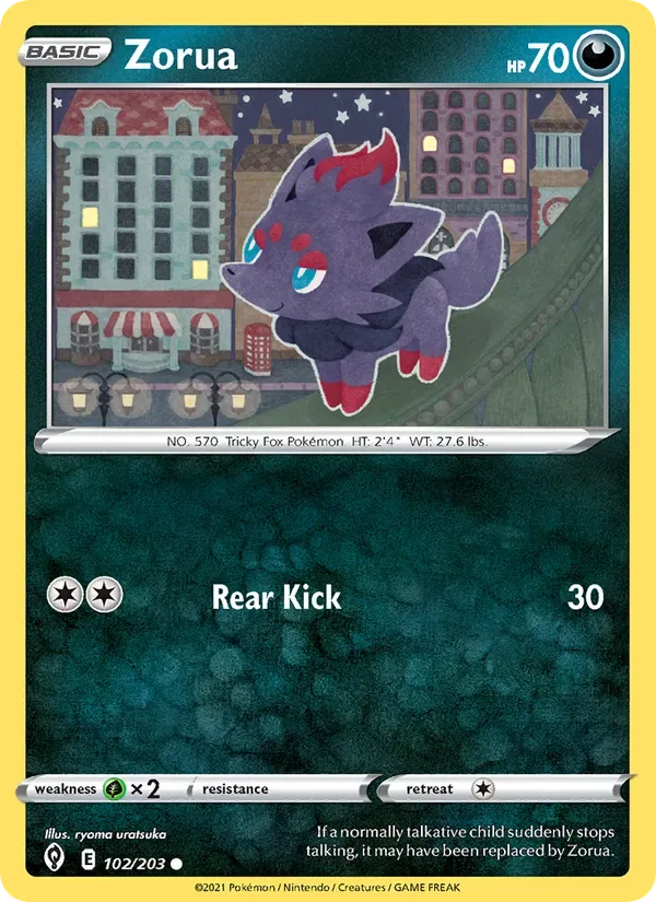 Zorua, Evolving Skies