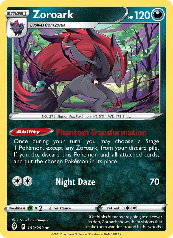 Zoroark, Evolving Skies