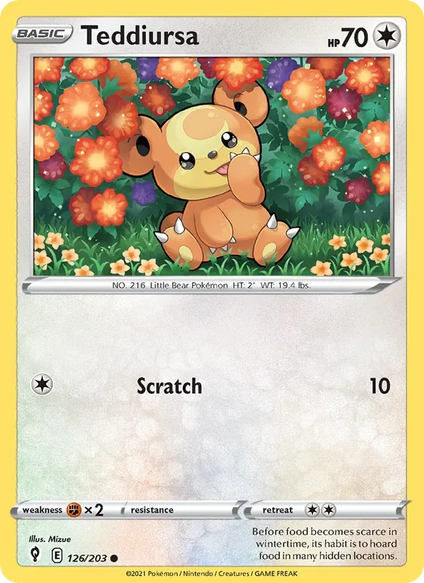 Teddiursa, Evolving Skies