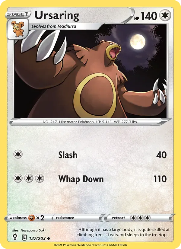 Ursaring, Evolving Skies