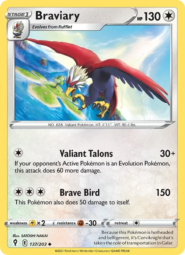 Braviary, Evolving Skies