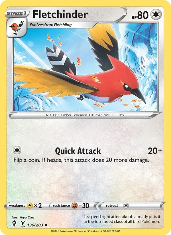 Fletchinder, Evolving Skies