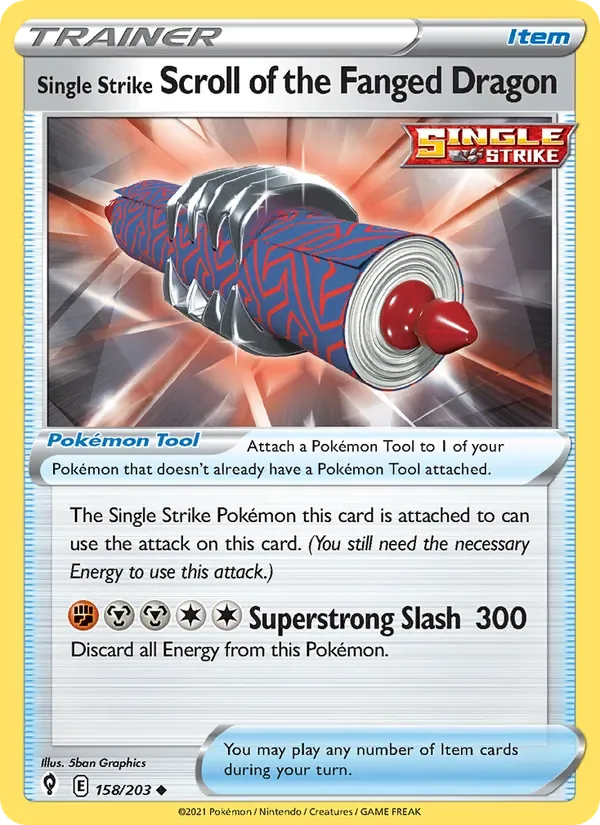 Single Strike Scroll of the Fanged Dragon, Evolving Skies
