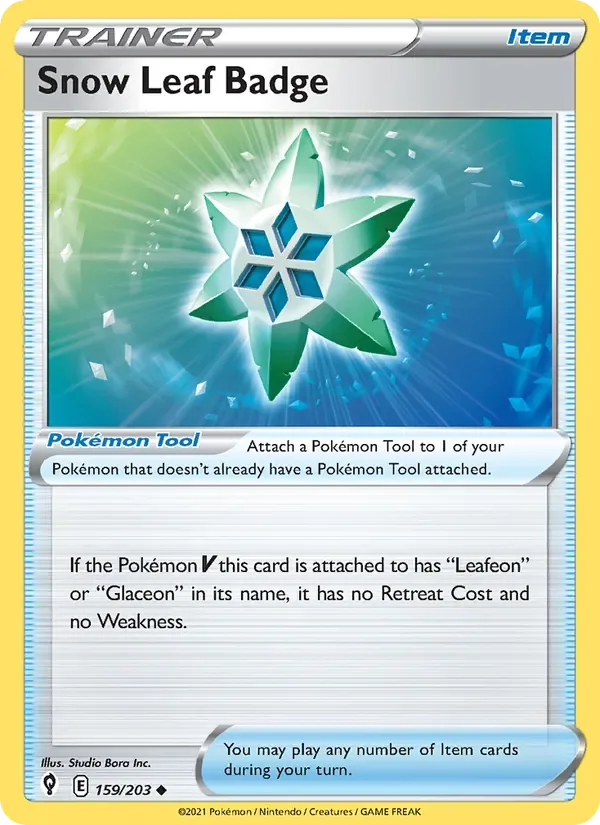 Snow Leaf Badge, Evolving Skies