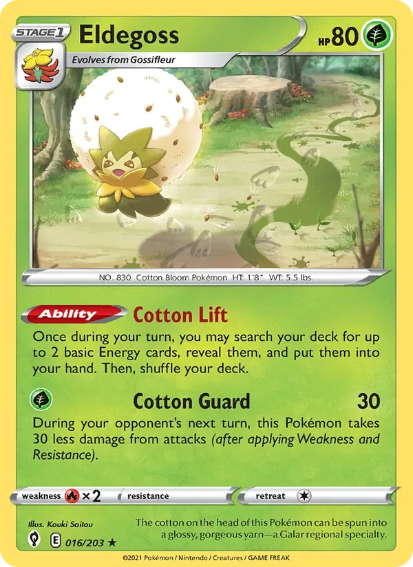 Eldegoss, Evolving Skies