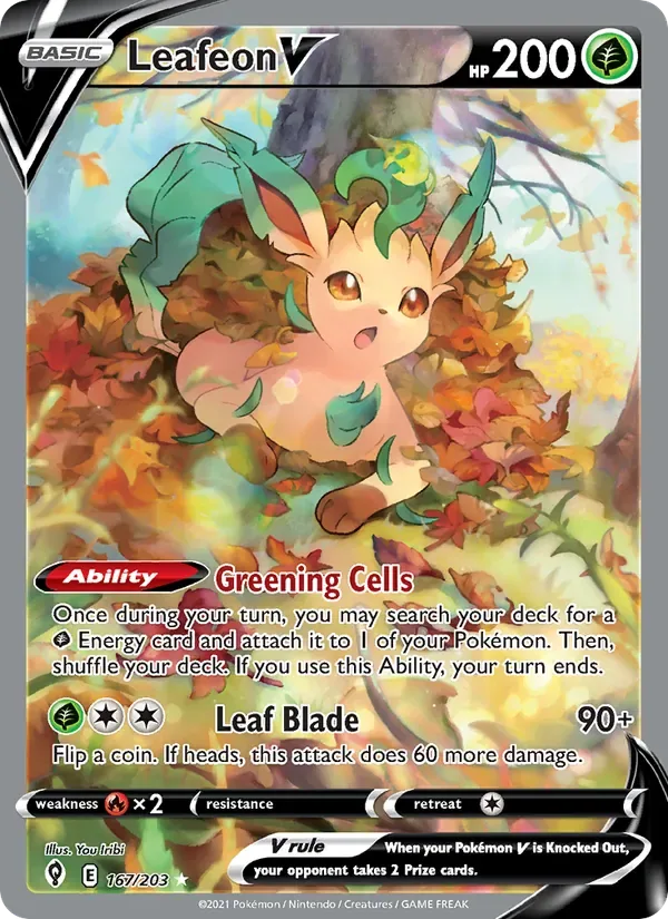 Leafeon V, Evolving Skies