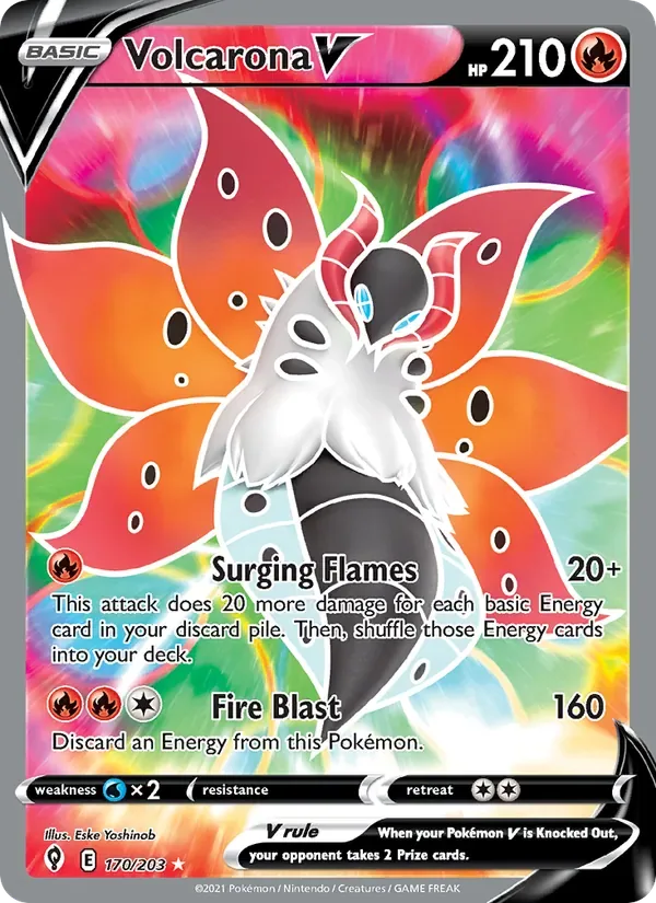 Volcarona V, Evolving Skies
