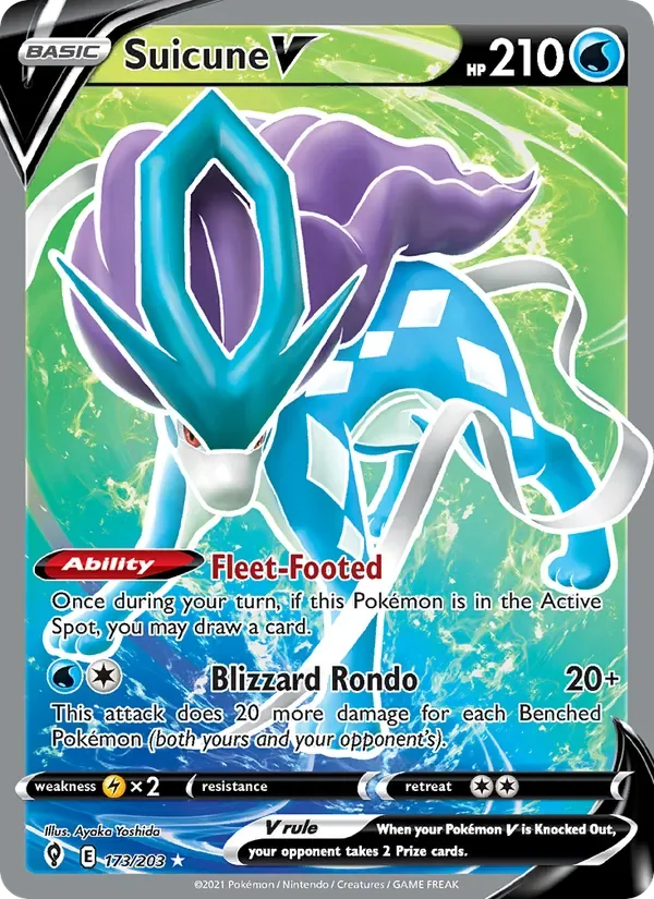Suicune V, Evolving Skies