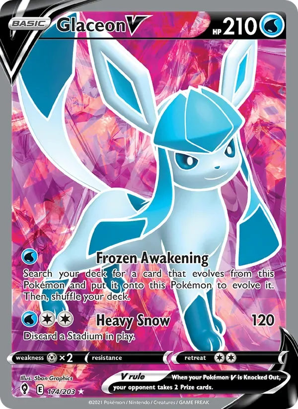 Glaceon V, Evolving Skies
