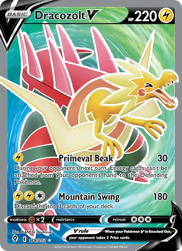 Dracozolt V, Evolving Skies