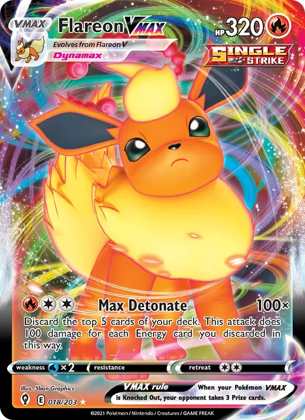 Flareon VMAX, Evolving Skies