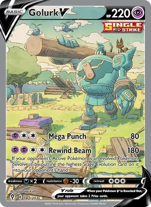 Golurk V, Evolving Skies